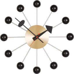 Ball Clock - zwart