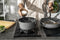 BALLARINI 75002-829-0 steelpan 4,7 l Rond Grijs