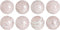 Ballen CAPIZ Decoratie Roze 10 x 10 x 10 cm (8 Stuks)