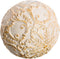 Ballen Decoratie Gouden Wit 10 x 10 x 10 cm (8 Stuks)