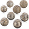 Ballen Decoratie Zilver 10 x 10 x 10 cm (8 Stuks)