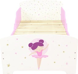 Ballerina Peuter Bed - 70 x 140cm - Multi - Inclusief lattenbodem