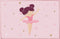 Ballerina Vloerkleed - 80 x 120 cm - Polyester