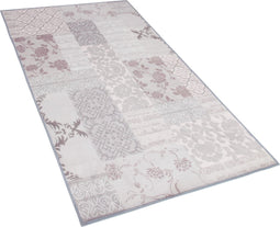 BALLICA II - Laagpolig vloerkleed - Grijs - 80 x 150 cm - Polyester