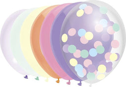 Ballon Haza uni 30cm 10 stuks pastel assorti | 5 stuks