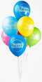 Ballonnen - Happy Birthday - 30cm - 8st.