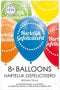 Ballonnen - Hartelijk Gefeliciteerd - 30cm - 8st.