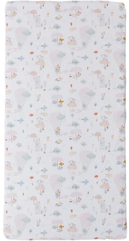 Ballonnen nomadenmatras - 120 x 60 x 4 cm - Wit - TINEO