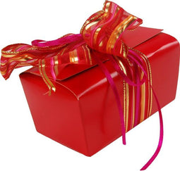 Ballotin - karton - 375gr - 62x125x73mm - rood - 50 stuks