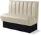 Bel Air Dinerbank Single Booth HW-120 Off White