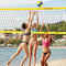 Coast - Volleybalnet - Hoogte verstelbaar - Blauw en Geel