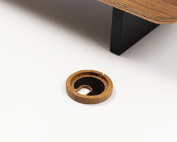 Balolo MagPuck Houten Houder voor MagSafe Oplader - Echte Walnotenhout