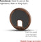 Balolo MagPuck Houten Houder voor MagSafe Oplader - Echte Walnotenhout