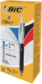 Balpen Bic 3-kleuren met vulpotlood HB 0.7mm