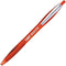 Balpen Bic Atlantis Metalen Clip Rood 1stuk