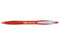 Balpen Bic Atlantis Metalen Clip Rood 1stuk