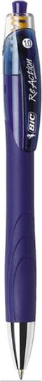 Balpen bic atlantis reaction 0.32mm blauw - 12 stuks
