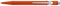 Balpen caran d'ache colormat-x 849 oranje | 2 stuks