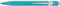Balpen caran d'ache colormat-x 849 turquoise | 2 stuks