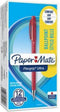 Balpen -Paper Mate Flexgrip Stick - rood - medium - doos 12 stuks
