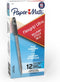 Balpen - Paper Mate Flexgrip Stick - Zwart - Medium - doos 12 stuks