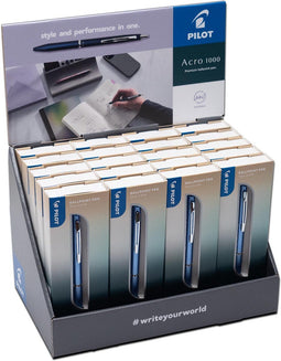 Balpen pilot acro 1000 m assorti | 20 stuks