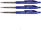 Balpen Quantore drukknop blauw medium - 500 stuks