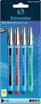 Balpen schneider slider memo xb 0.8mm ass - 5 stuks