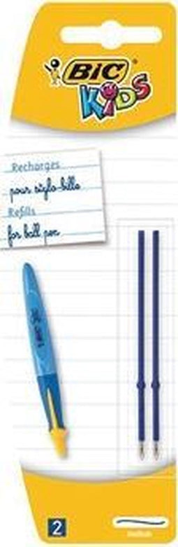 Balpenvulling Bic Kids beginners 0.32mm blauw