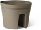 Balustradepot - GARDEN ID Smile - Taupe 30 cm - Past zich aan alle balustrades aan - Waterreserve - gerecycled en 100% recyclebaar