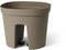 Balustradepot - GARDEN ID Smile - Taupe 30 cm - Past zich aan alle balustrades aan - Waterreserve - gerecycled en 100% recyclebaar