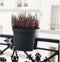 Balustradepot - GARDEN ID Smile - Taupe 30 cm - Past zich aan alle balustrades aan - Waterreserve - gerecycled en 100% recyclebaar