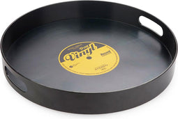 Balvi dienblad Vinyl zwart kunststof