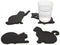 Balvi onderzetters Cat set van 4