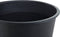 BALZO - Bloempot binnenbak - Zwart - 26 cm - Synthetisch materiaal