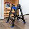 Bama Keukentrap tot 130 kg 47 x 70 x78 Blauw