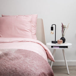 Bamboe dekbedovertrekset roze 200x220 cm