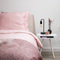 Bamboe dekbedovertrekset roze 200x220 cm