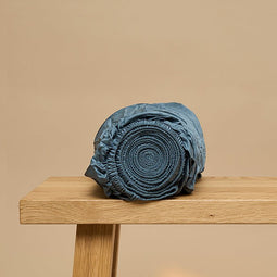 Bamboe Hoeslaken Ocean Blue 160x200x30