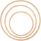 Bamboe ringen, d: 15,3+20,3+25,5 cm, 3 stuks, naturel