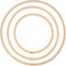 Bamboe ringen, d: 15,3+20,3+25,5 cm, 3 stuks, naturel