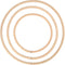 Bamboe ringen, d: 15,3+20,3+25,5 cm, 3 stuks, naturel
