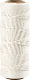 Bamboekoord, dikte 1 mm, 65 m, wit