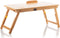 Bamboo Folding Side Table Lapwood InnovaGoods