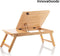 Bamboo Folding Side Table Lapwood InnovaGoods