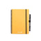 Bambook Colourful uitwisbaar notitieboek - Geel - A5 - Pagina's: Blanco & Gelinieerd - Duurzaam, herbruikbaar whiteboard schrift - Met 1 gratis stift