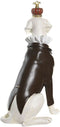 Decoratieve figuren DKD Home Decor 19,5 x 16 x 38,5 cm Zwart Wit Hond (2 Stuks)