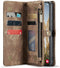 Caseme Geschikt voor Samsung Galaxy S24 Plus / S24+ hoes - Vintage 2 in 1 portemonnee - Bruin