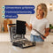 Safecourt CG100 - Contactgrill - 3-in-1 functie PFAS-vrij - Zilver