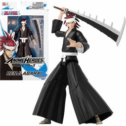Bandai - Anime Heroes - Bleach - Anime Heroes Figuur 17 cm - Abarai Renji - 36972 Veelkleurig